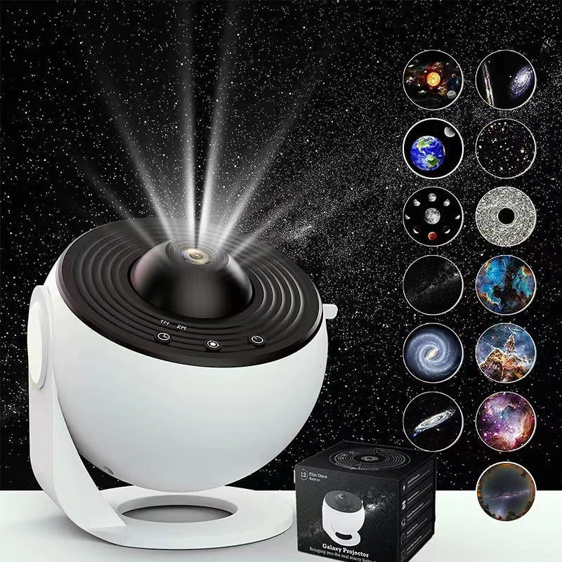 HD Focusing Starry Sky Galaxy Projection Lamp - mercury