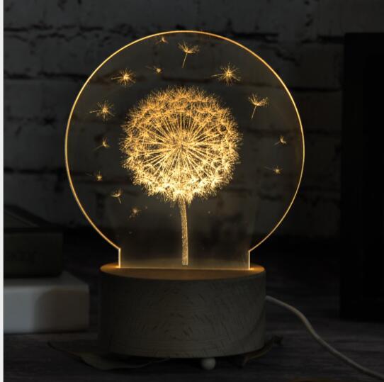 Cute Jellyfish Lamps Romantic LED Touch Children Lights Bedroom Decoration