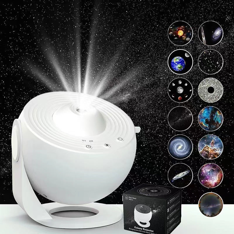 HD Focusing Starry Sky Galaxy Projection Lamp - mercury