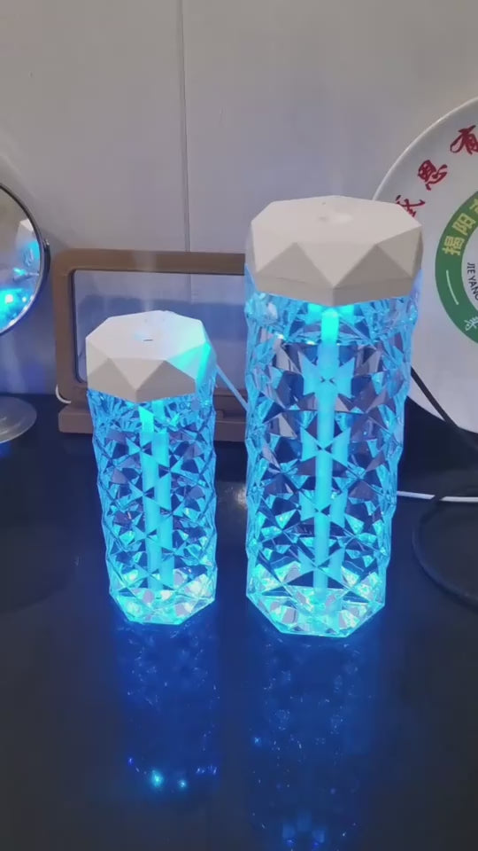 Crystal lights create air warmth